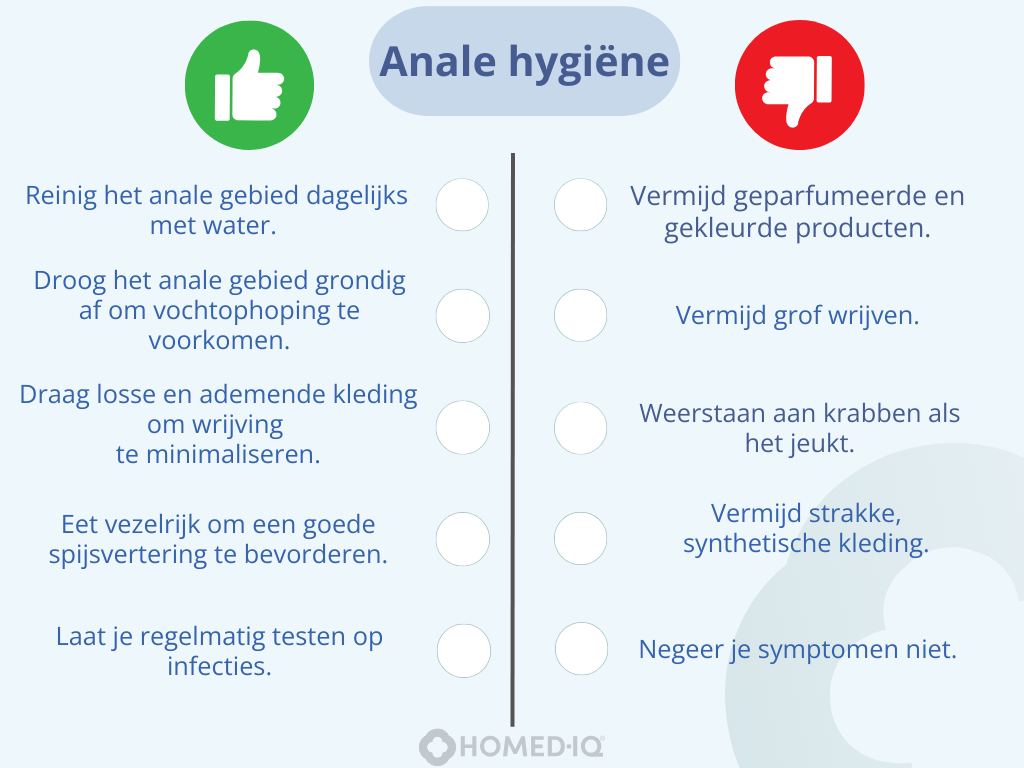 Anale jeuk: 6 veelvoorkomende oorzaken die erachter kunnen zitten - Homed-IQ