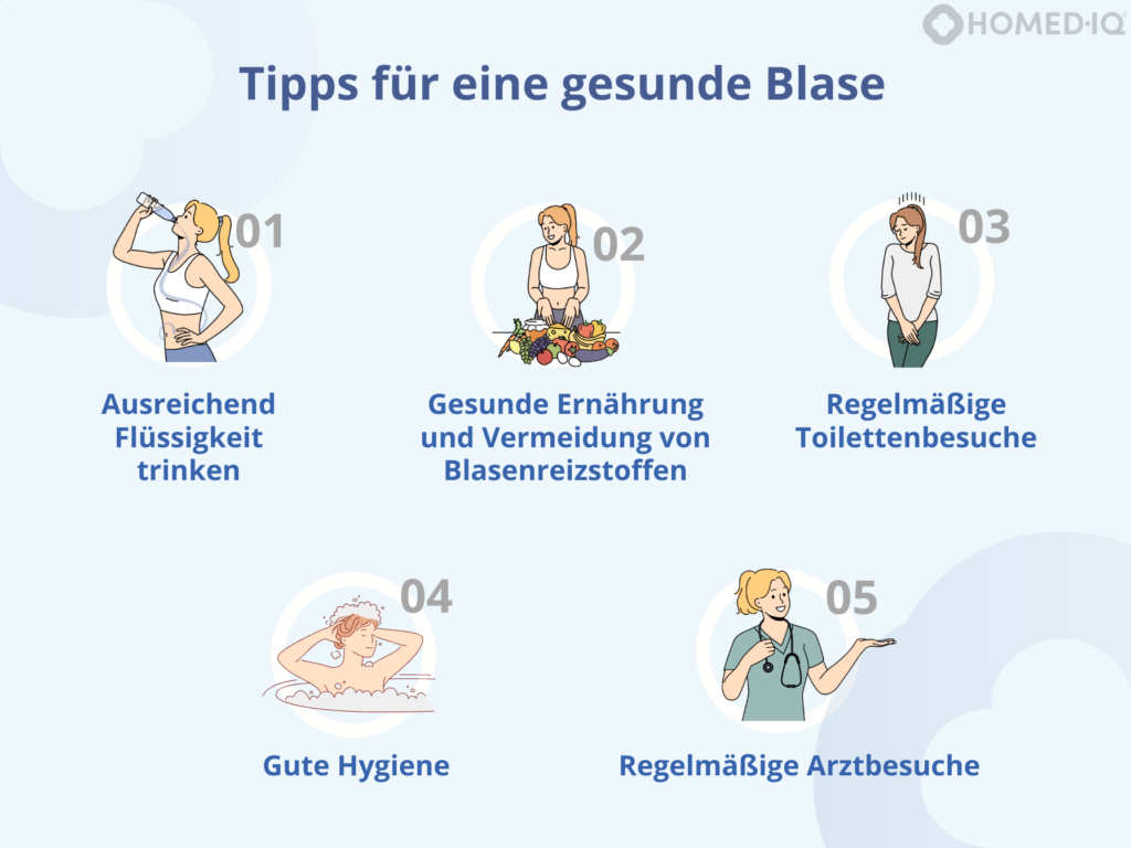 Urin; Tipps für eine gesunde Blase